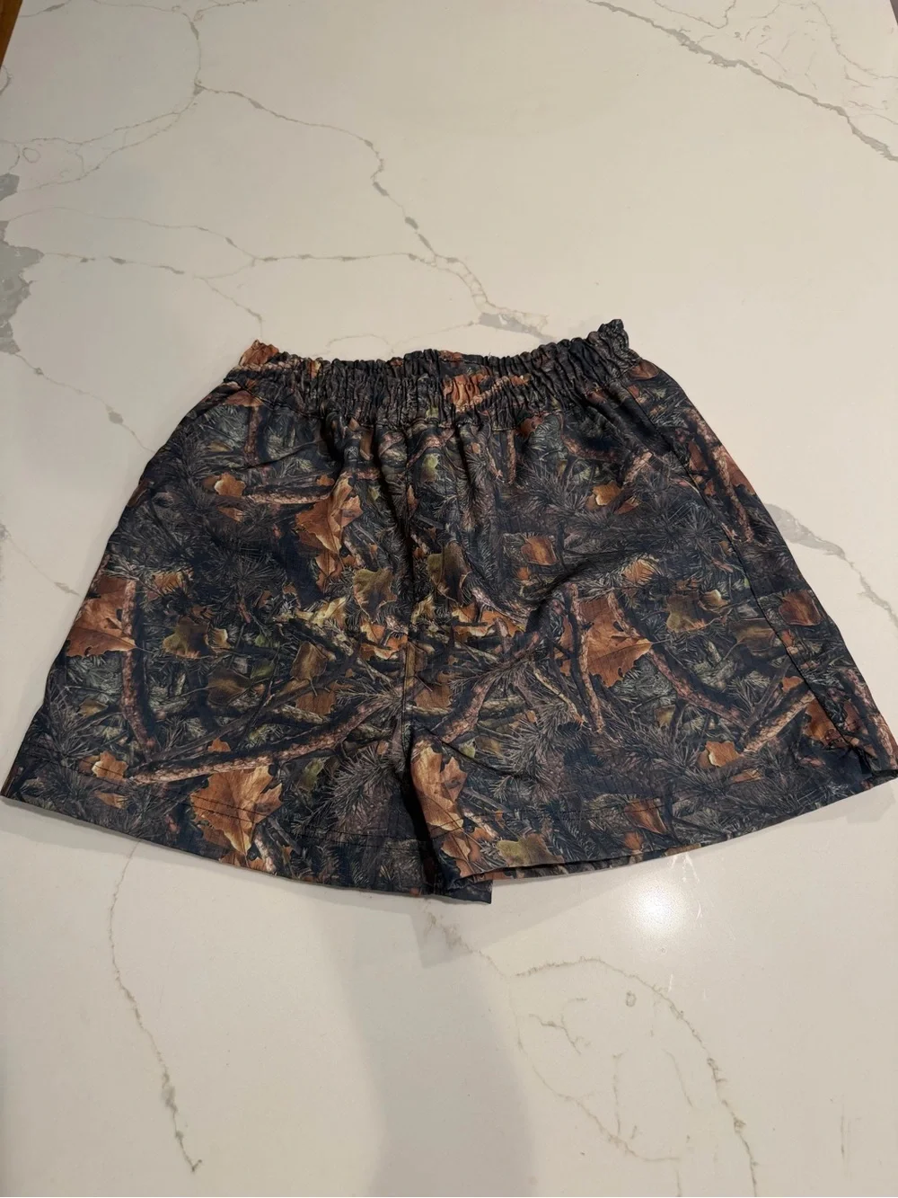 MNML MENS NOT WOMENS Camouflage Shorts - Black/Brown/Green